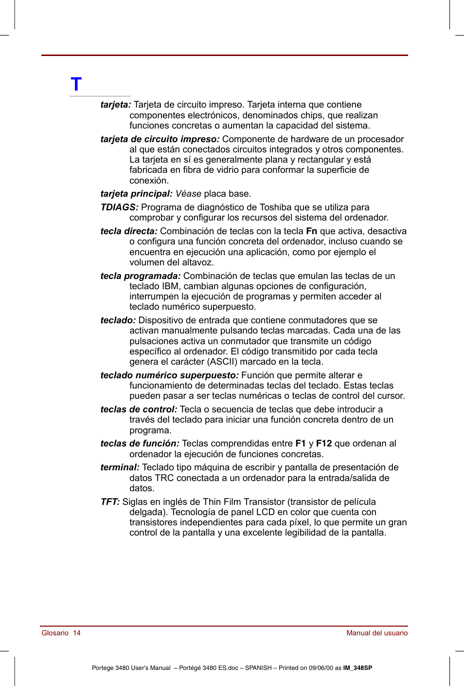 Toshiba Portege 3440 User Manual | Page 206 / 213