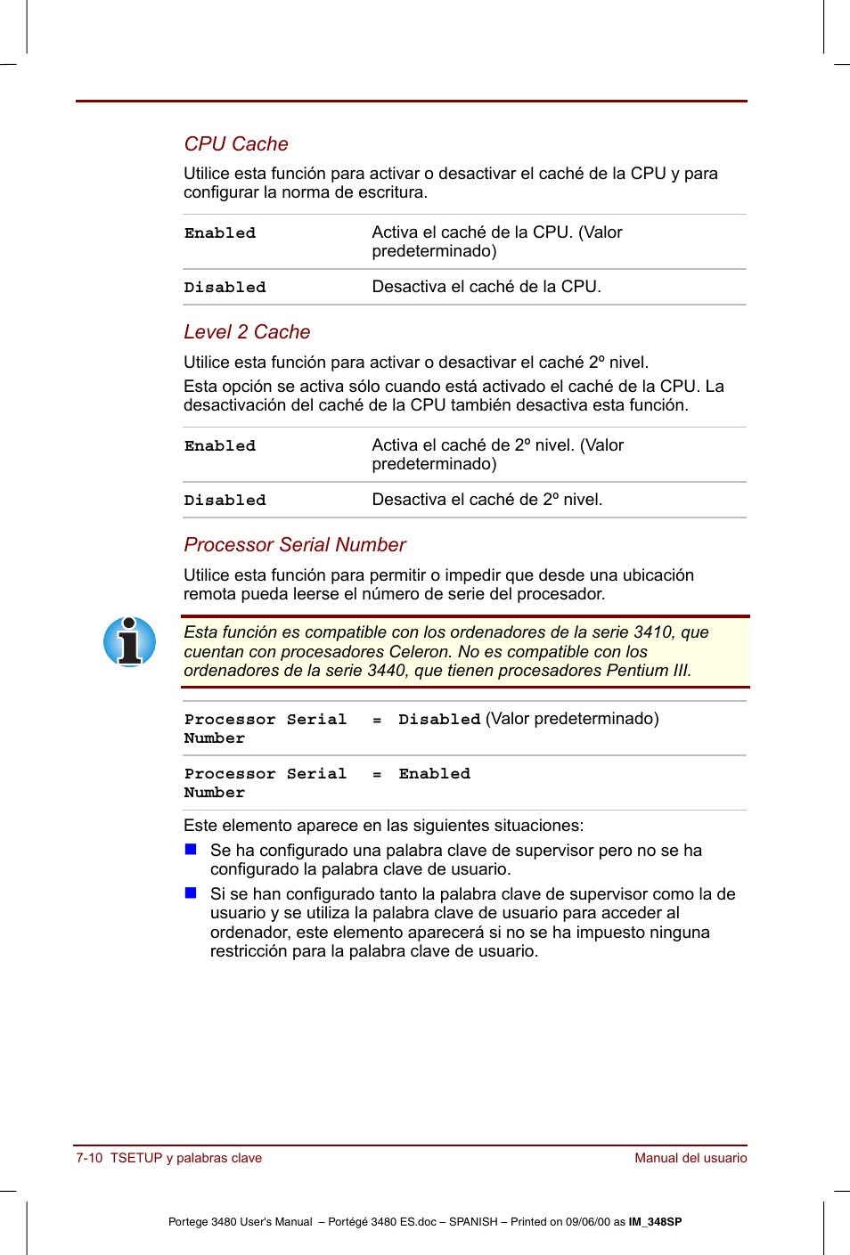 Toshiba Portege 3440 User Manual | Page 99 / 213