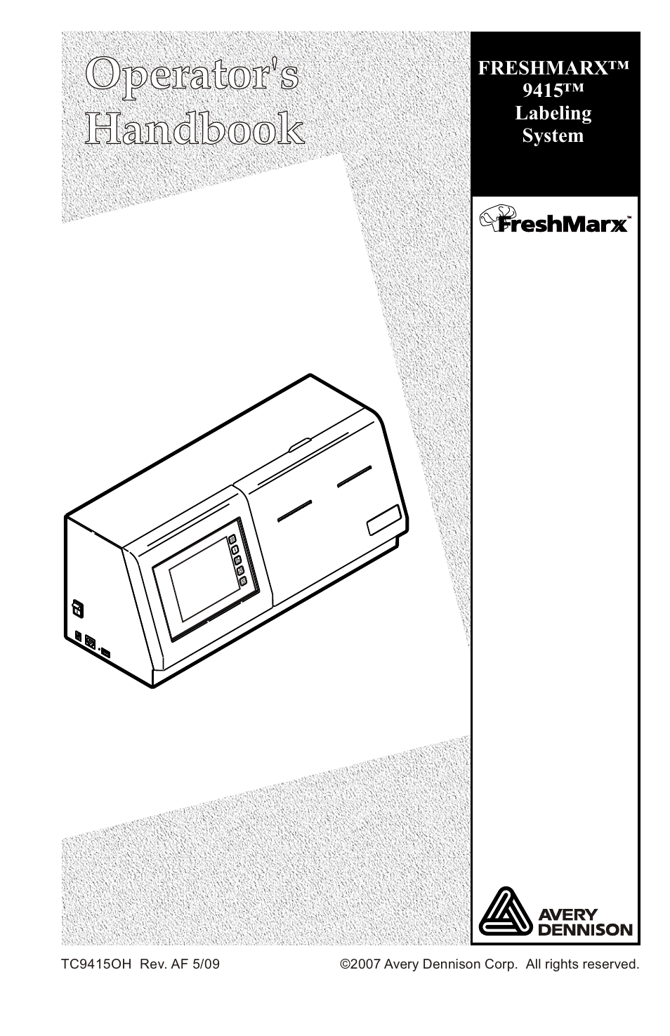 Avery FRESHMARX 9415 User Manual | 34 pages