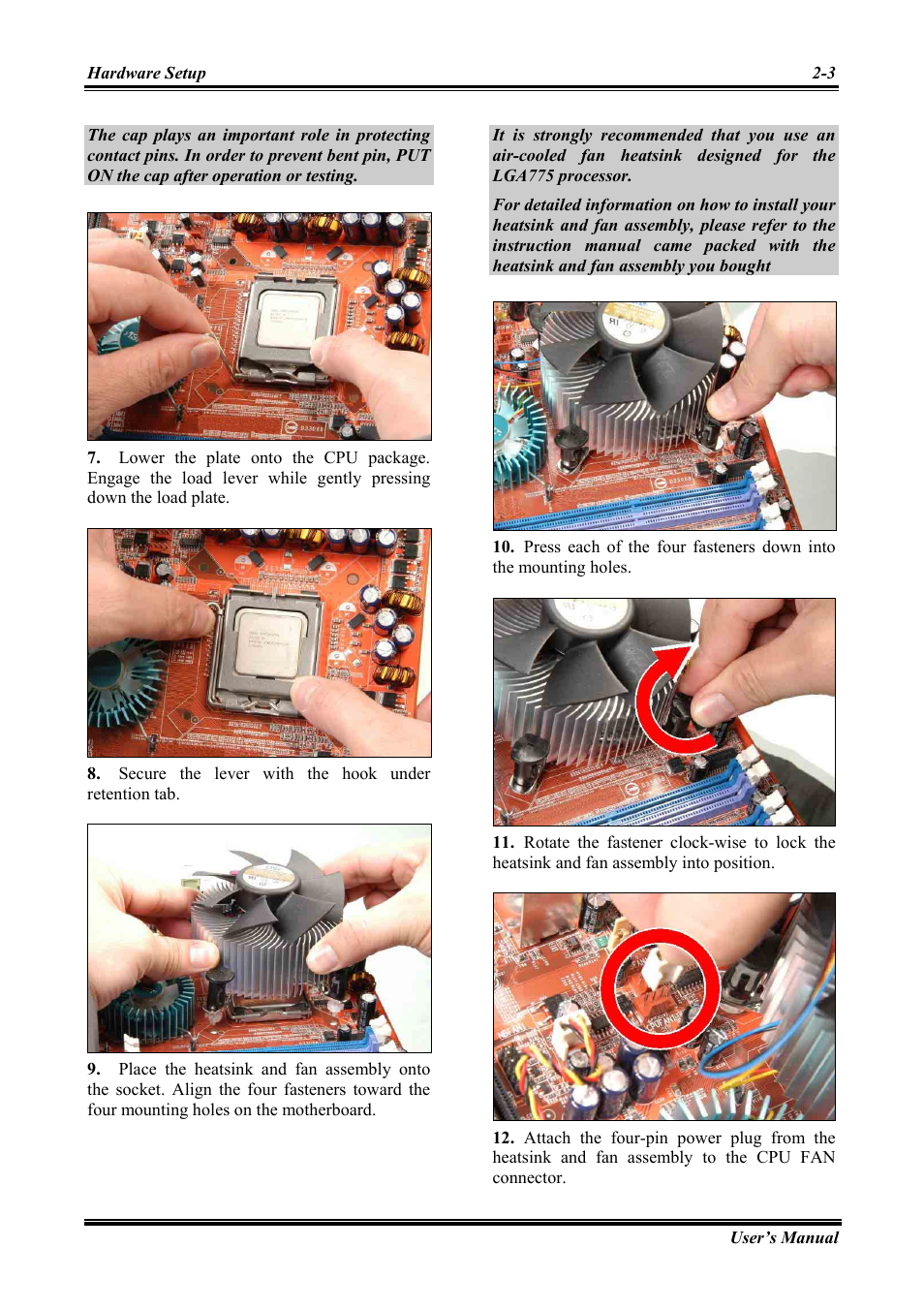 Abit Intel Pentium 4 System Board Socket 775 AW8 User Manual | Page 11 / 80
