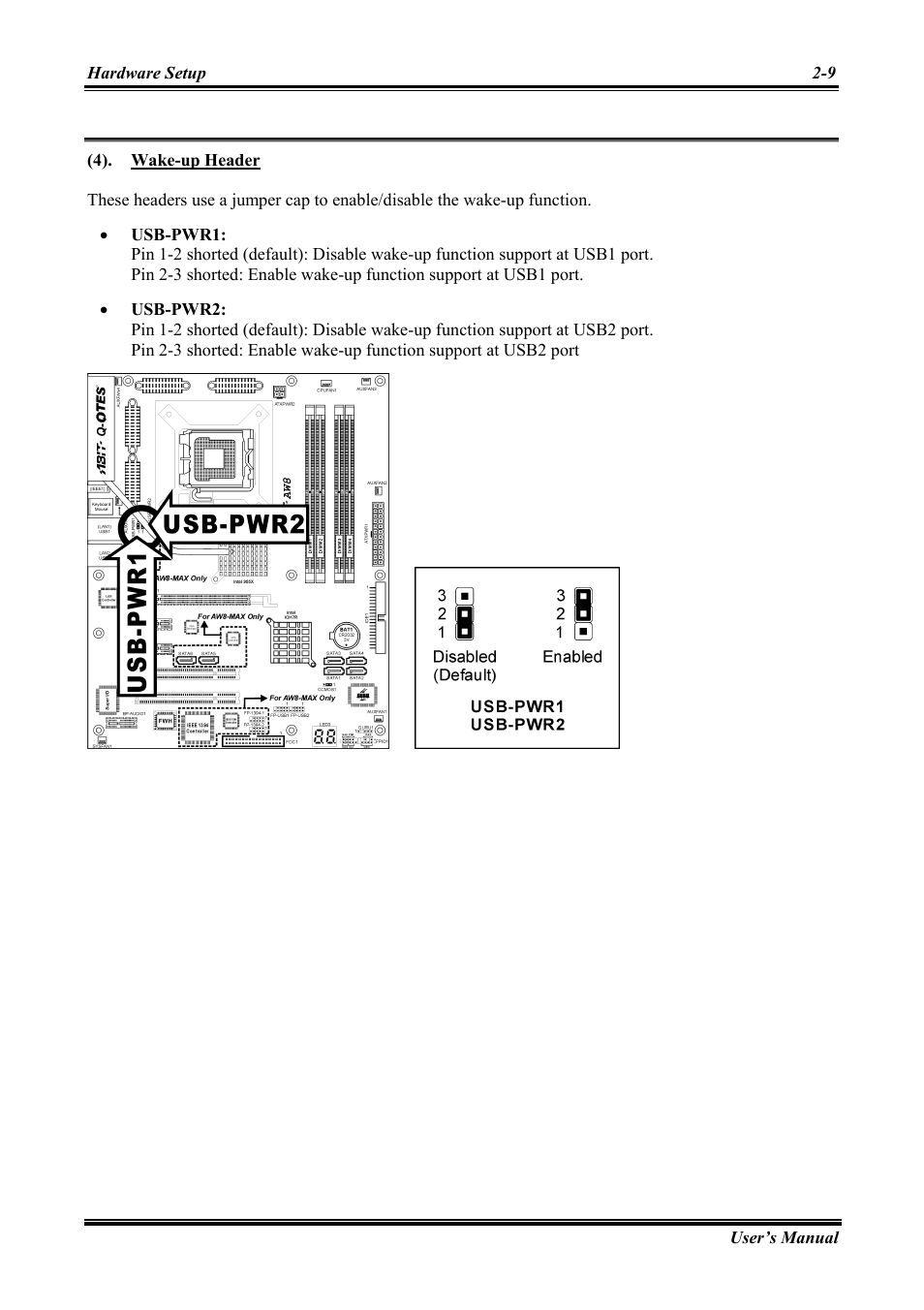 Wake-up header -9 | Abit Intel Pentium 4 System Board Socket 775 AW8 User Manual | Page 17 / 80