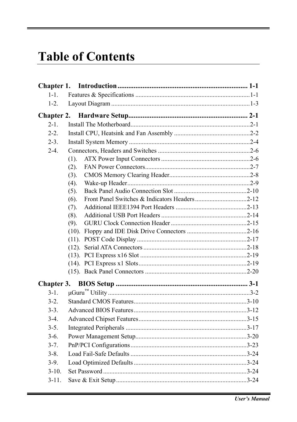 Abit Intel Pentium 4 System Board Socket 775 AW8 User Manual | Page 3 / 80