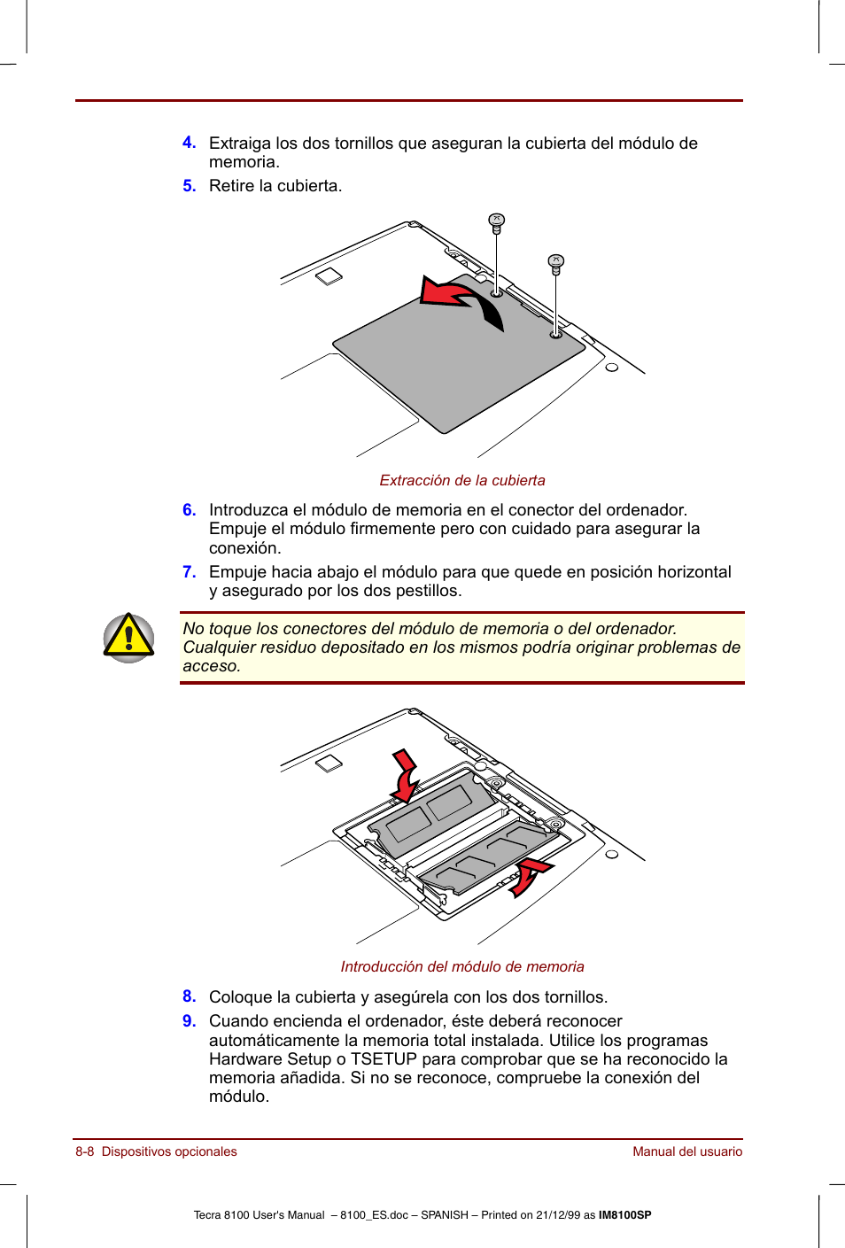Toshiba Tecra 8100 User Manual | Page 136 / 238