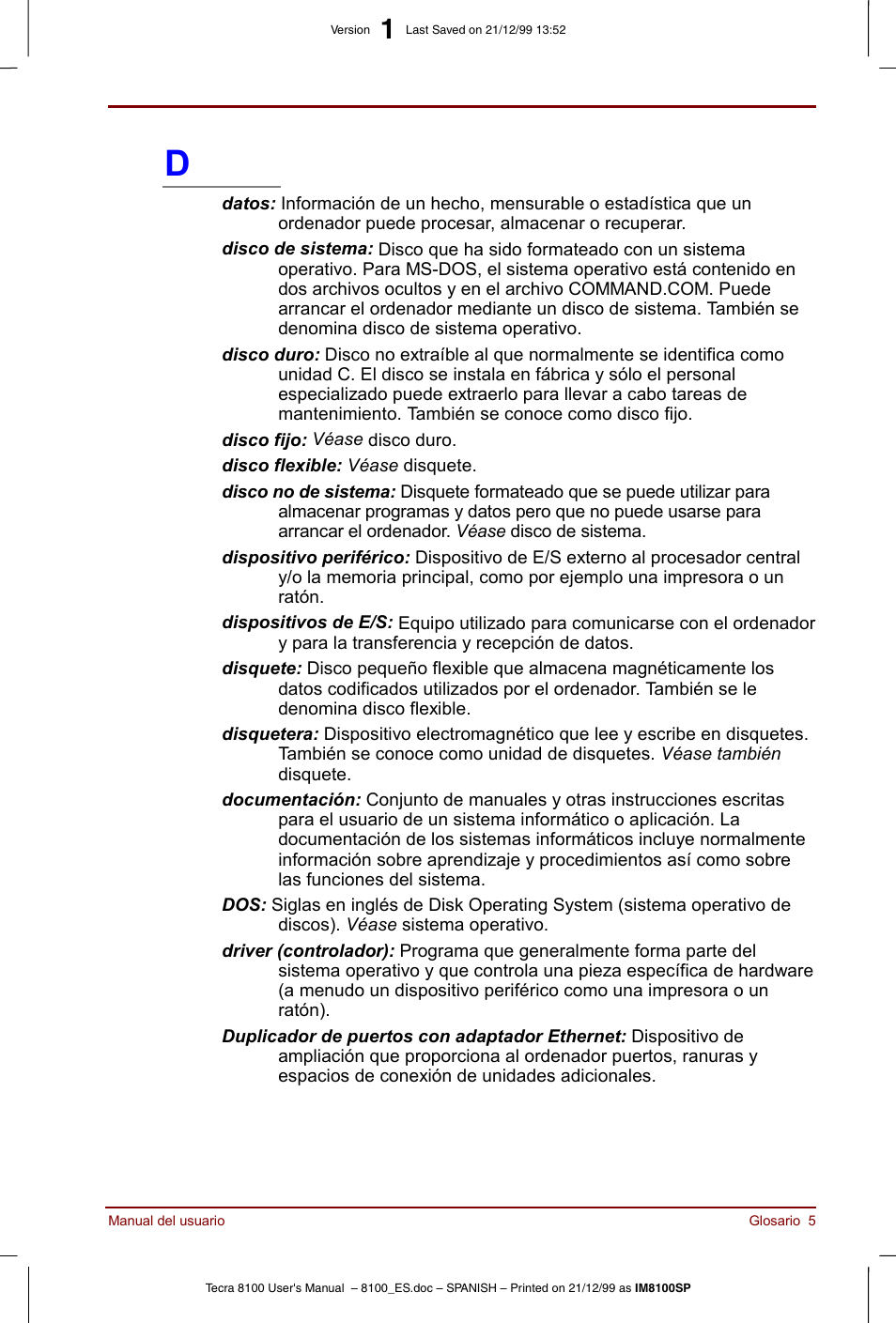 Toshiba Tecra 8100 User Manual | Page 221 / 238