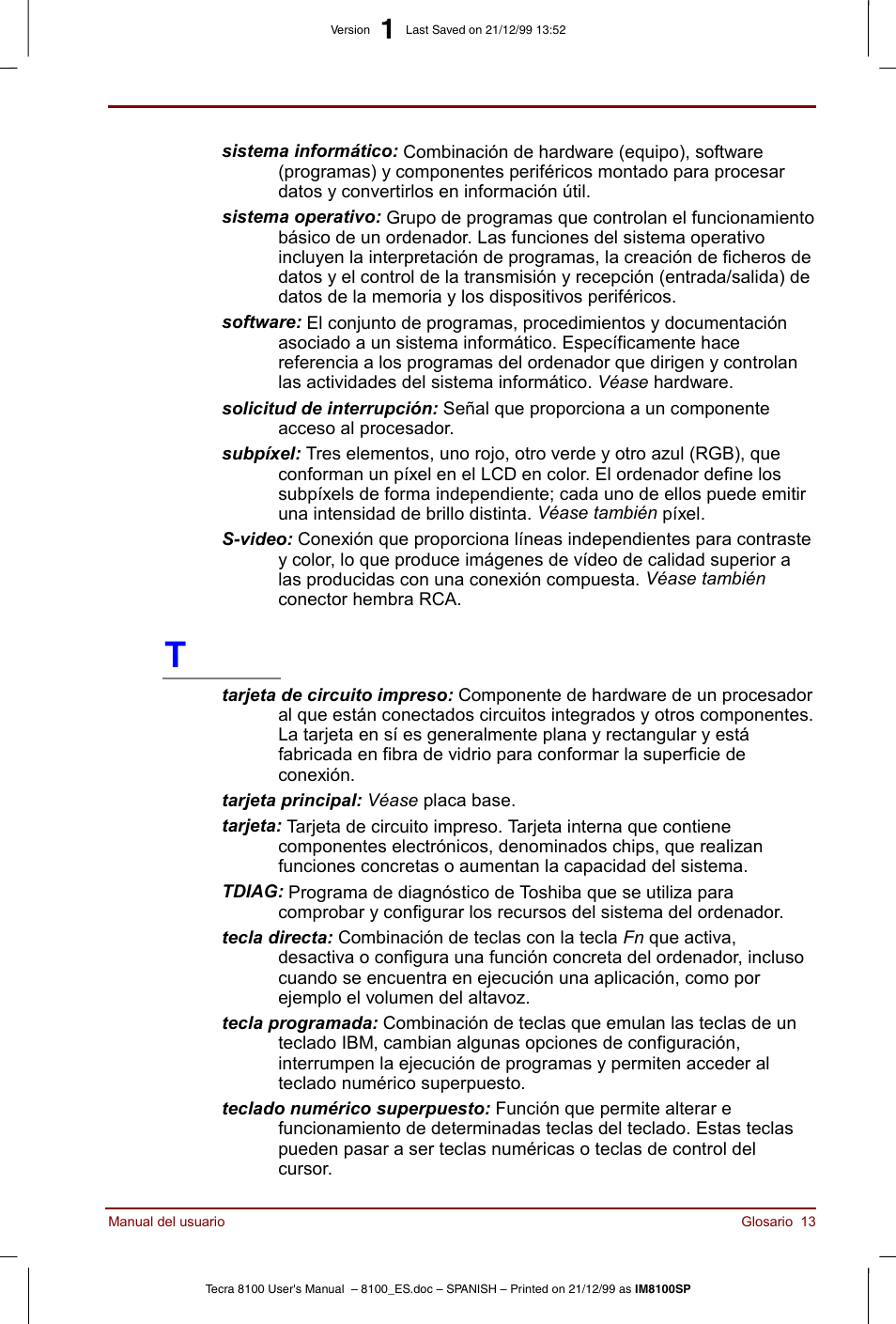 Toshiba Tecra 8100 User Manual | Page 229 / 238