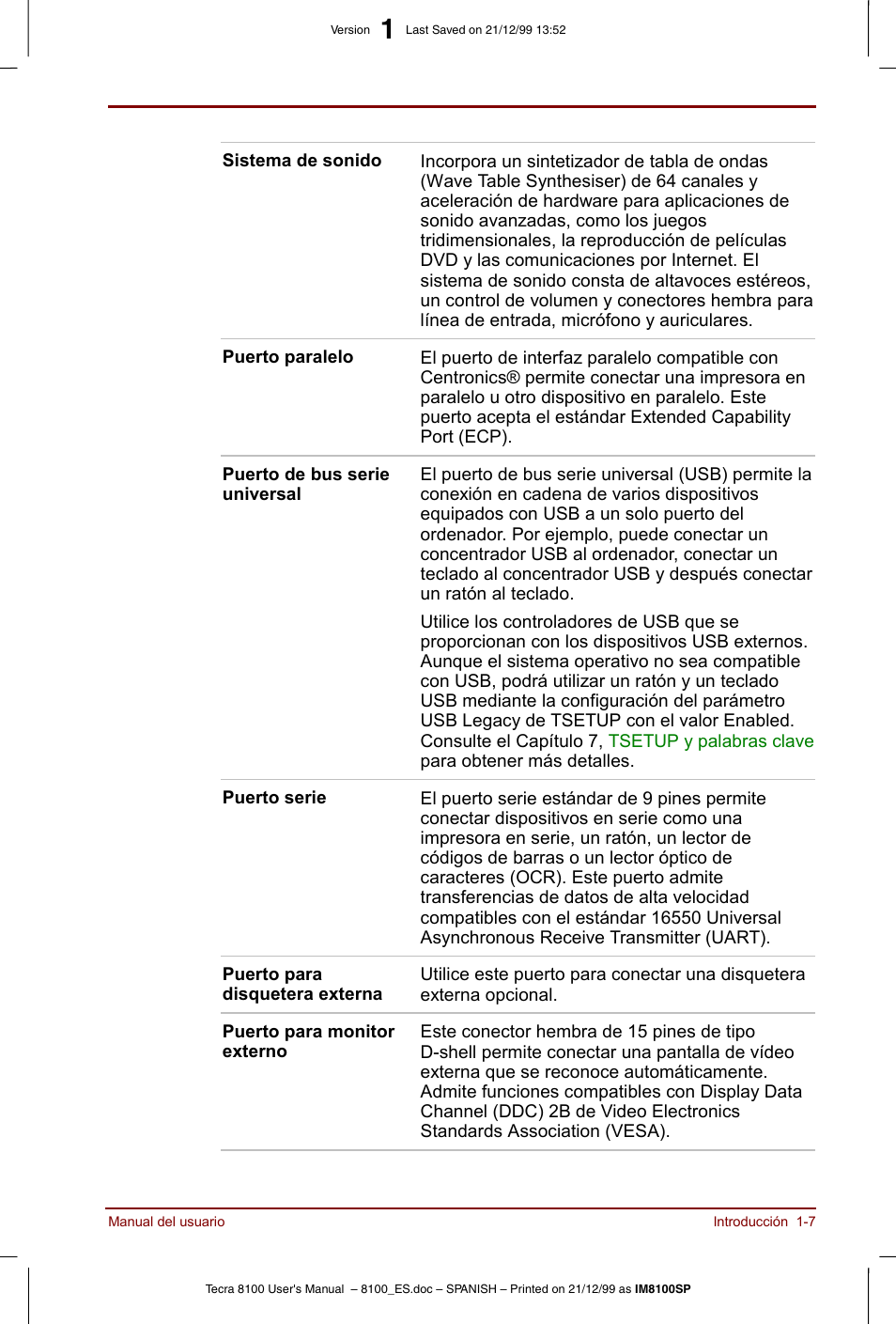 Toshiba Tecra 8100 User Manual | Page 27 / 238