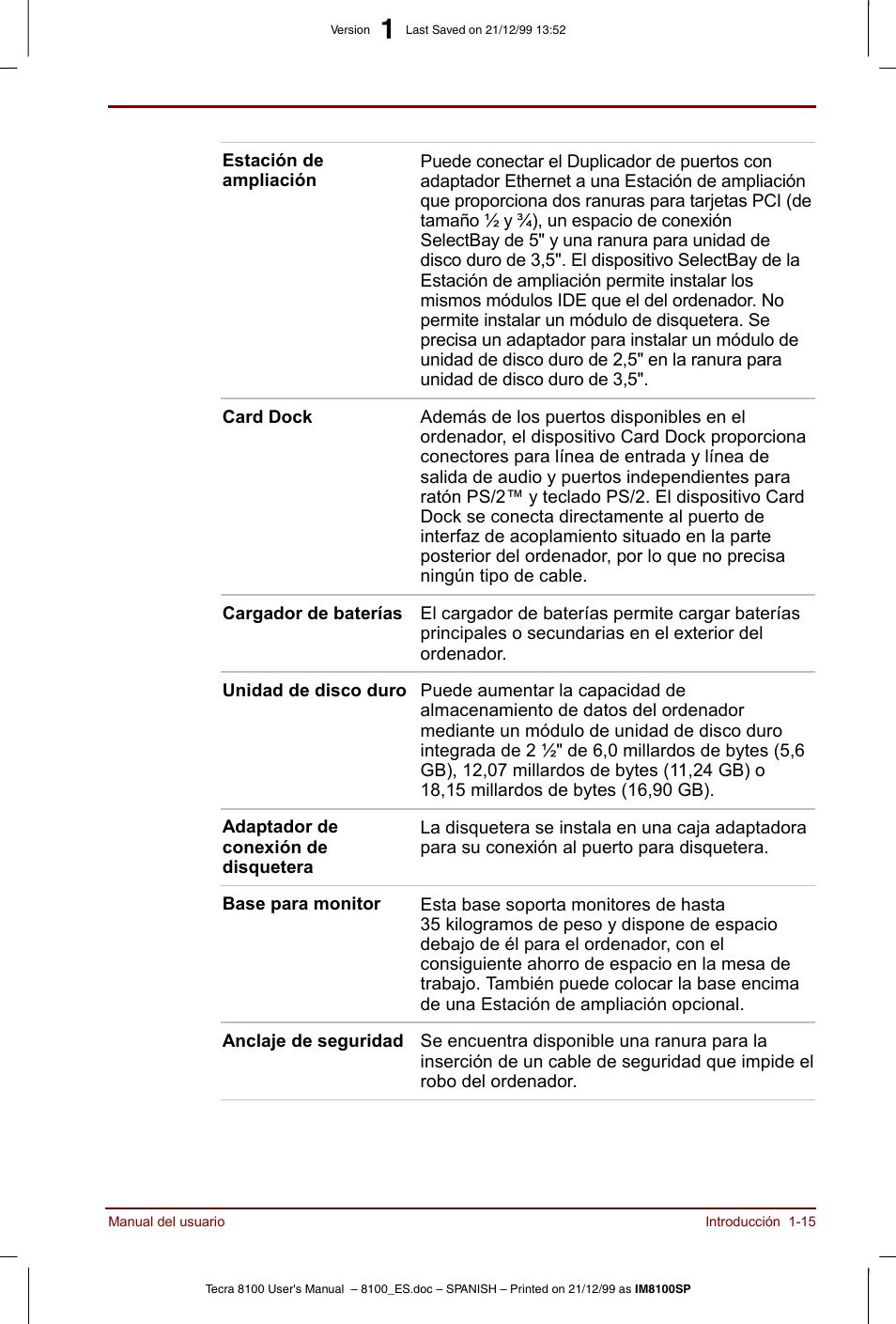 Toshiba Tecra 8100 User Manual | Page 35 / 238