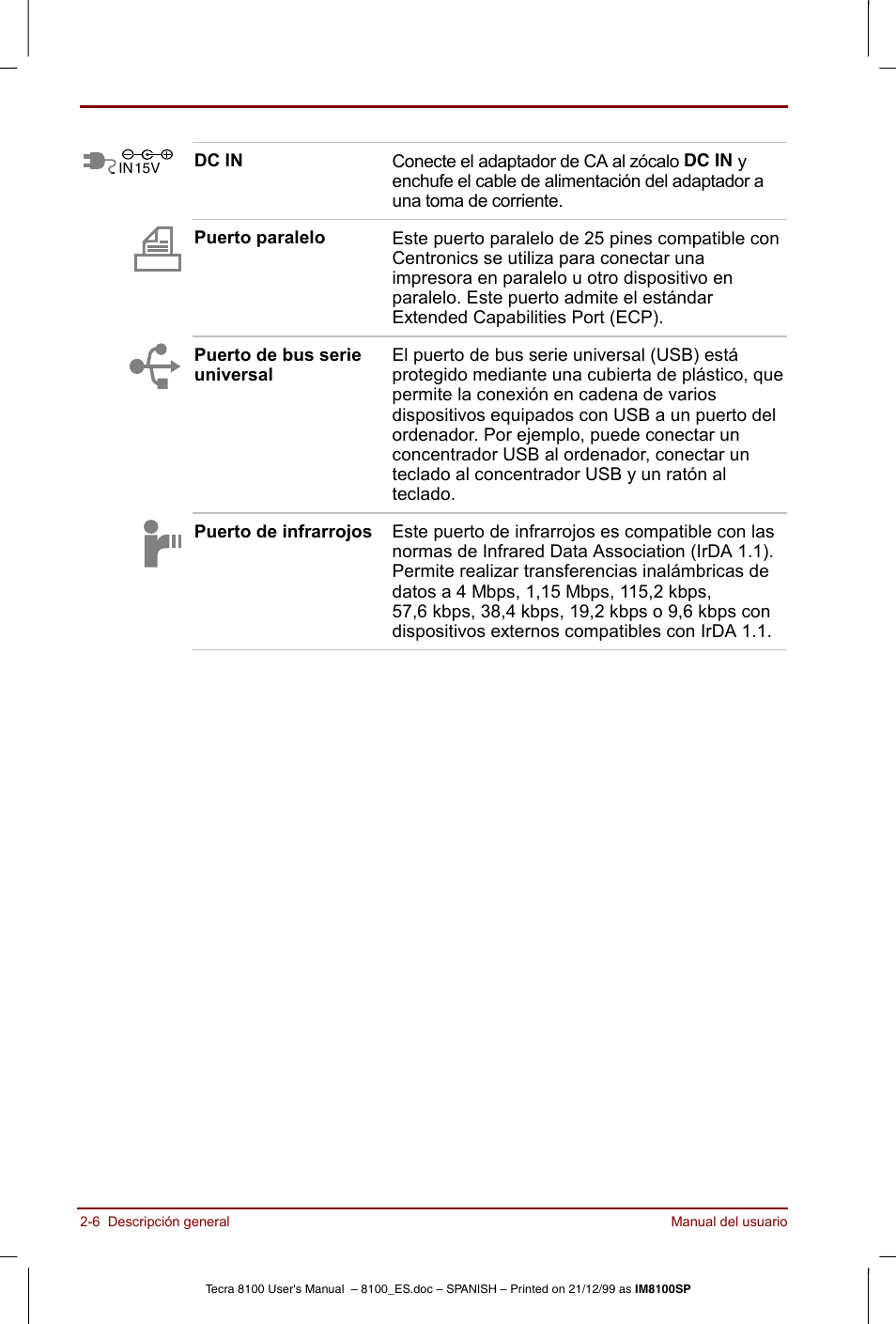 Toshiba Tecra 8100 User Manual | Page 42 / 238