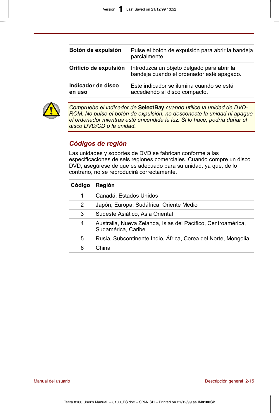 Toshiba Tecra 8100 User Manual | Page 51 / 238