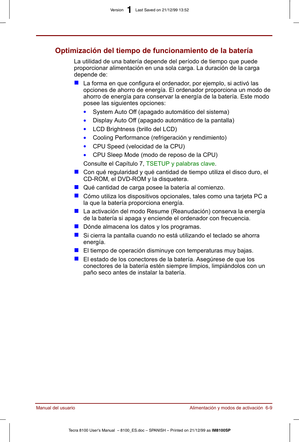 Toshiba Tecra 8100 User Manual | Page 99 / 238