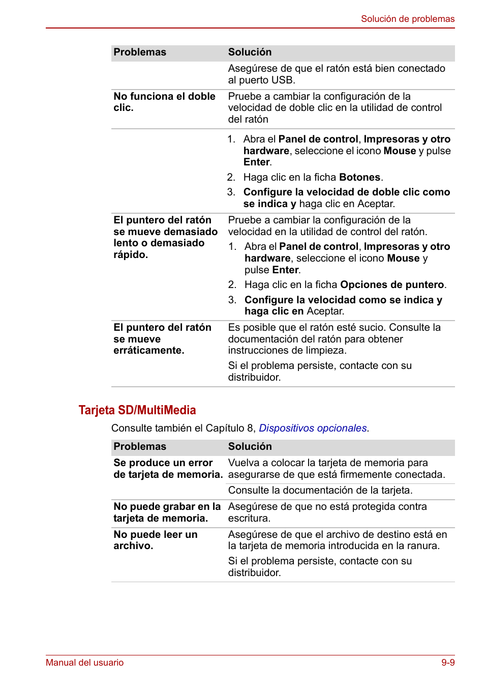 Tarjeta sd/multimedia | Toshiba NB300 User Manual | Page 113 / 153