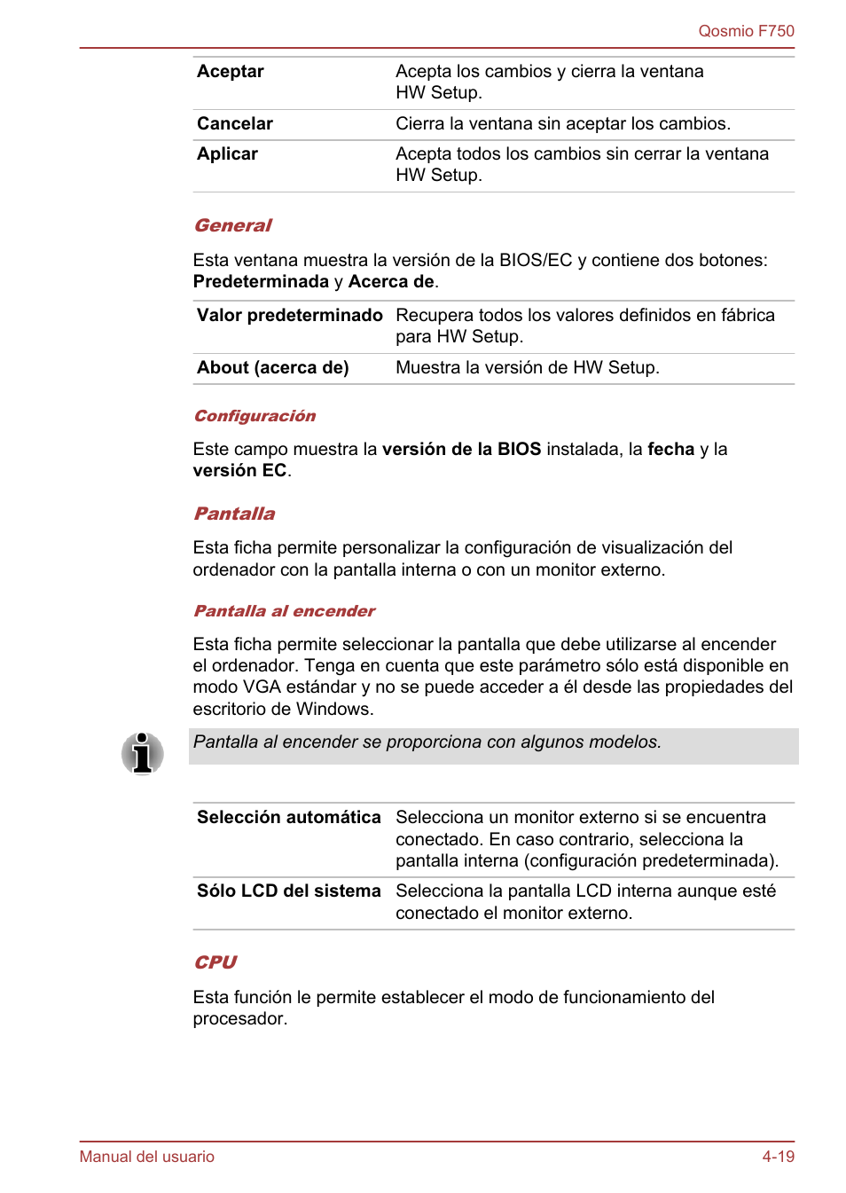 Toshiba Qosmio F750 User Manual | Page 128 / 193