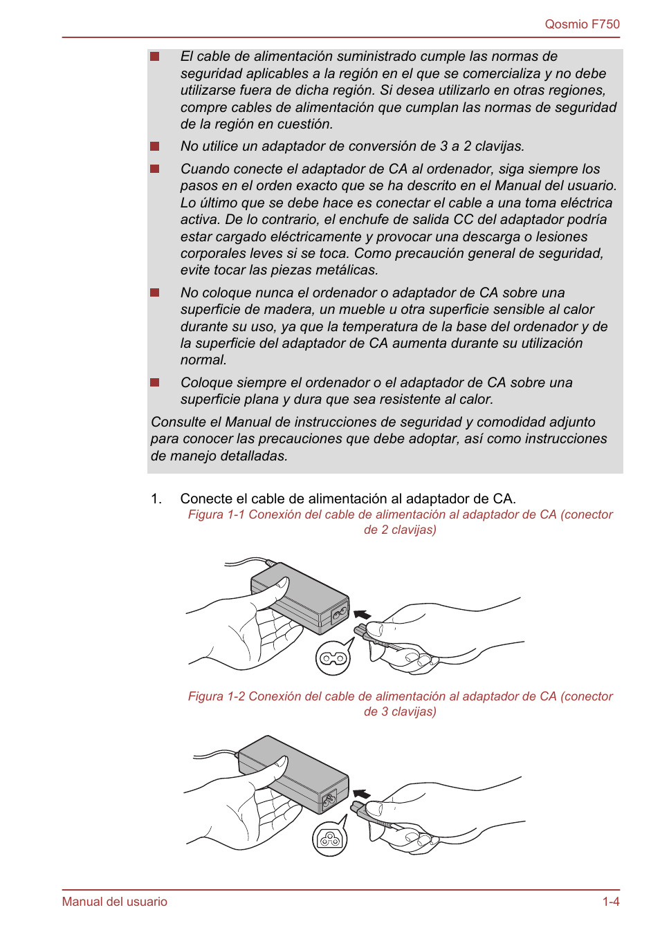 Toshiba Qosmio F750 User Manual | Page 21 / 193