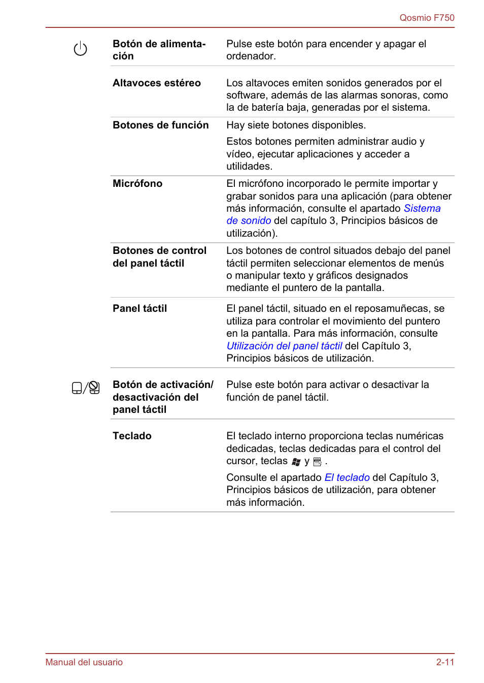 Toshiba Qosmio F750 User Manual | Page 40 / 193
