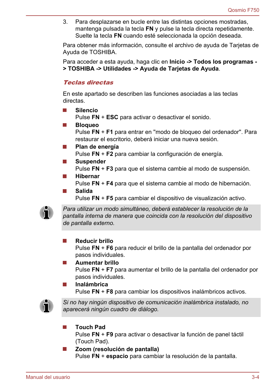 Toshiba Qosmio F750 User Manual | Page 55 / 193