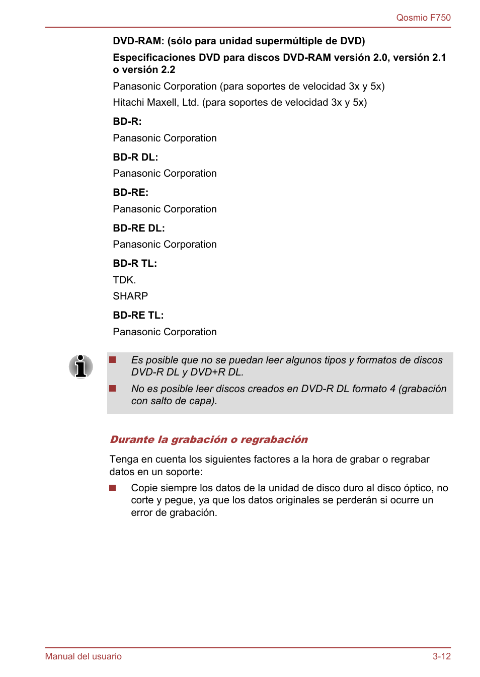 Toshiba Qosmio F750 User Manual | Page 63 / 193