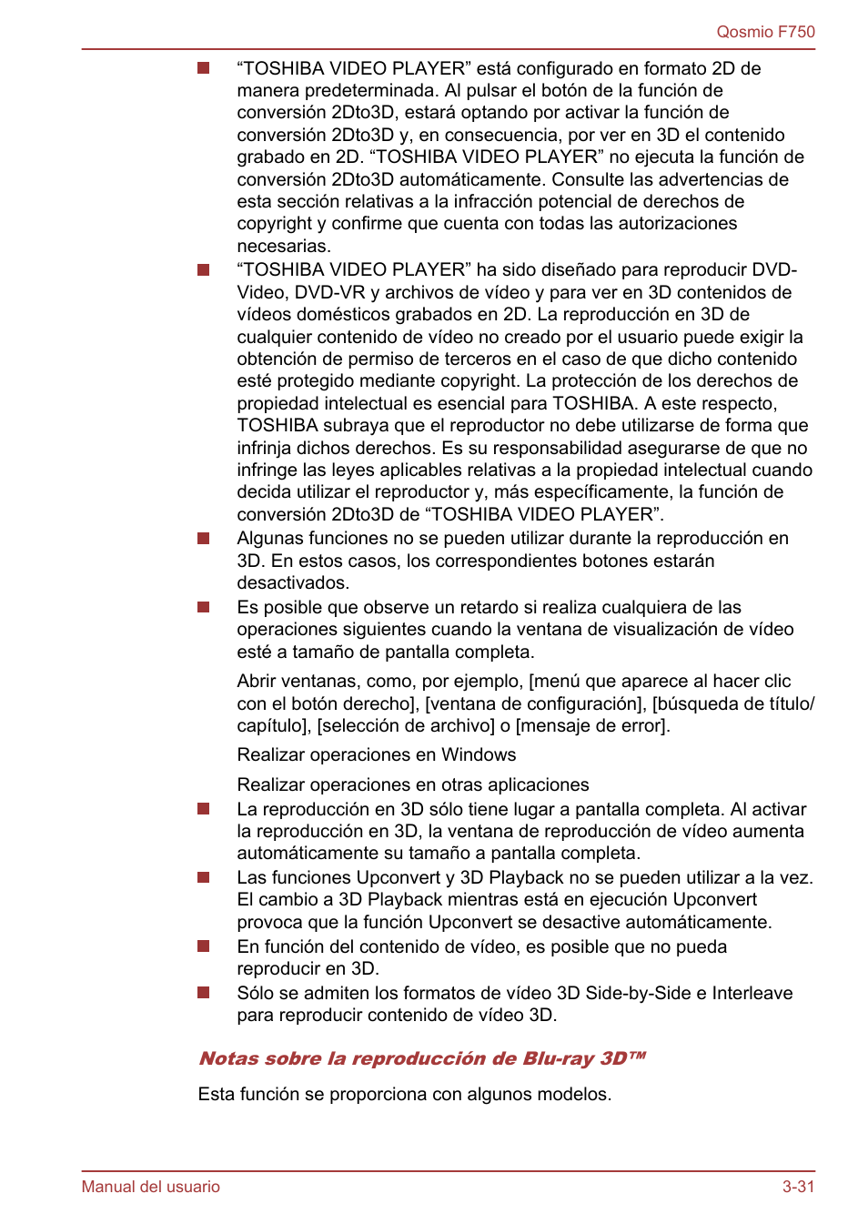 Toshiba Qosmio F750 User Manual | Page 82 / 193