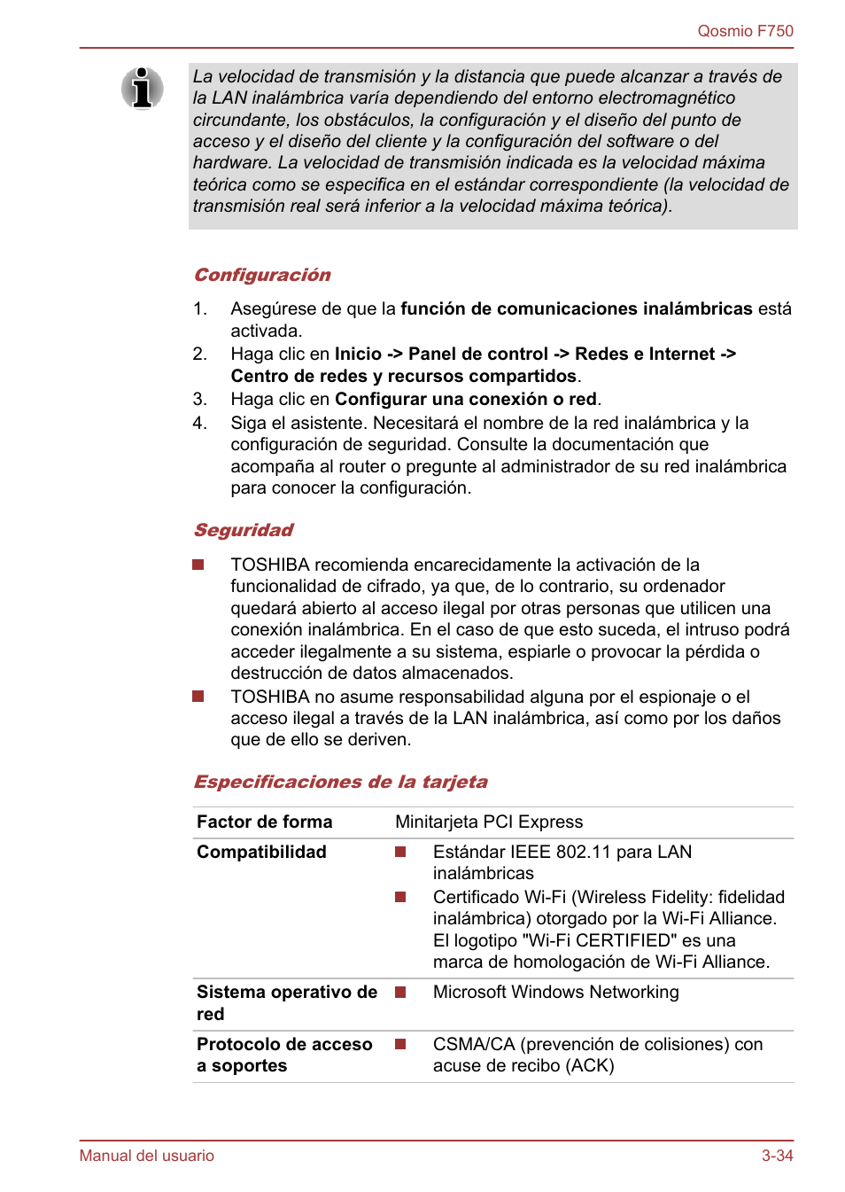Toshiba Qosmio F750 User Manual | Page 85 / 193