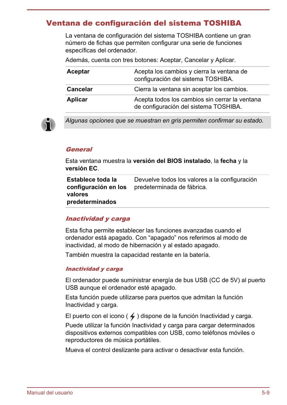 Ventana de configuración del sistema toshiba | Toshiba Satellite U920T-C User Manual | Page 91 / 123