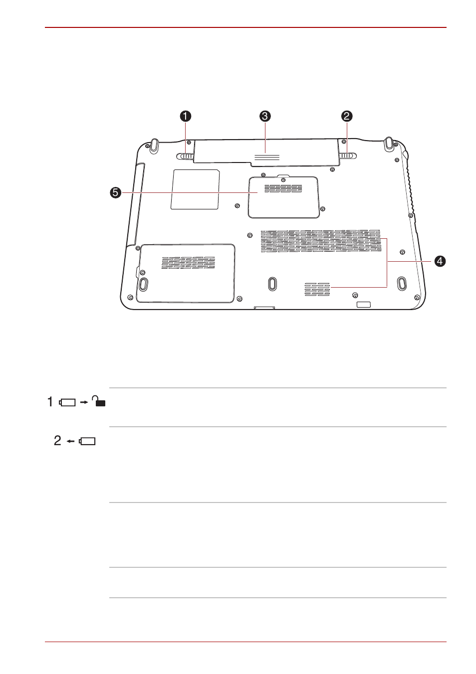 Cara inferior, Cara inferior -6 | Toshiba Satellite P755 User Manual | Page 44 / 232
