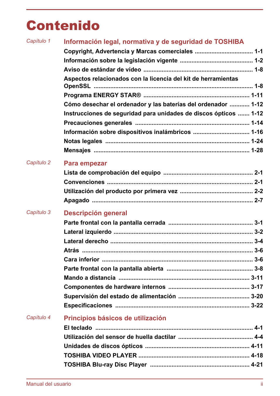 Toshiba Satellite P850 User Manual | Page 2 / 182