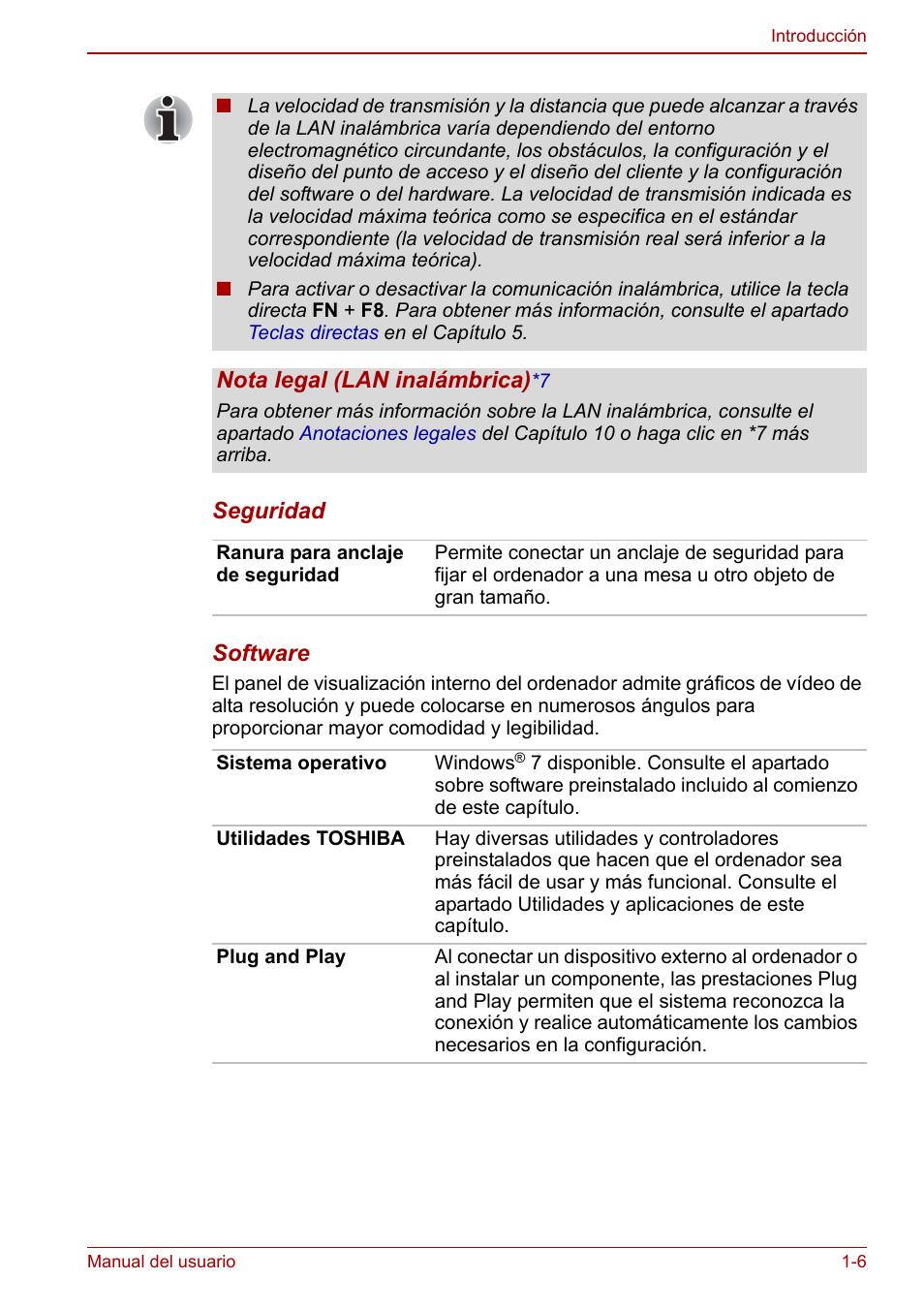 Toshiba NB250 User Manual | Page 22 / 138