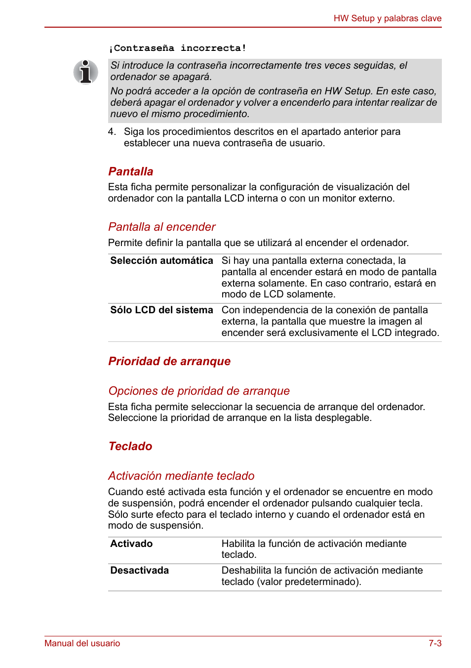 Prioridad de arranque | Toshiba NB250 User Manual | Page 85 / 138