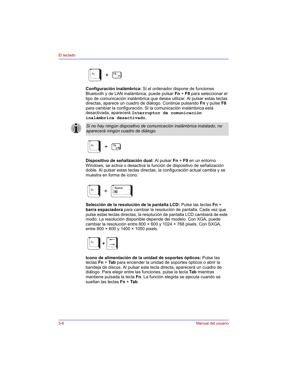 Toshiba Tecra M3 with VACF User Manual | Page 118 / 256