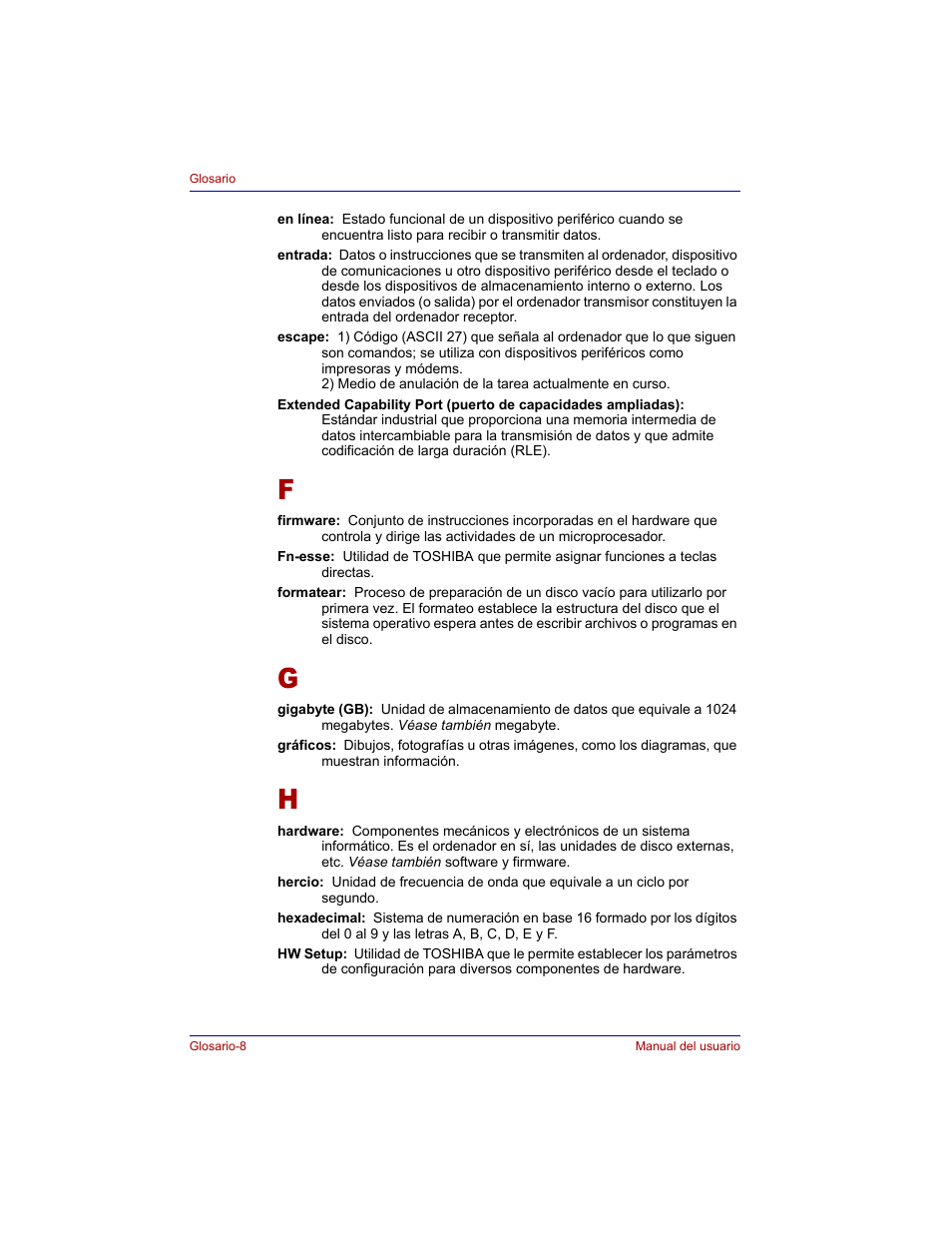 Toshiba Tecra M3 with VACF User Manual | Page 242 / 256