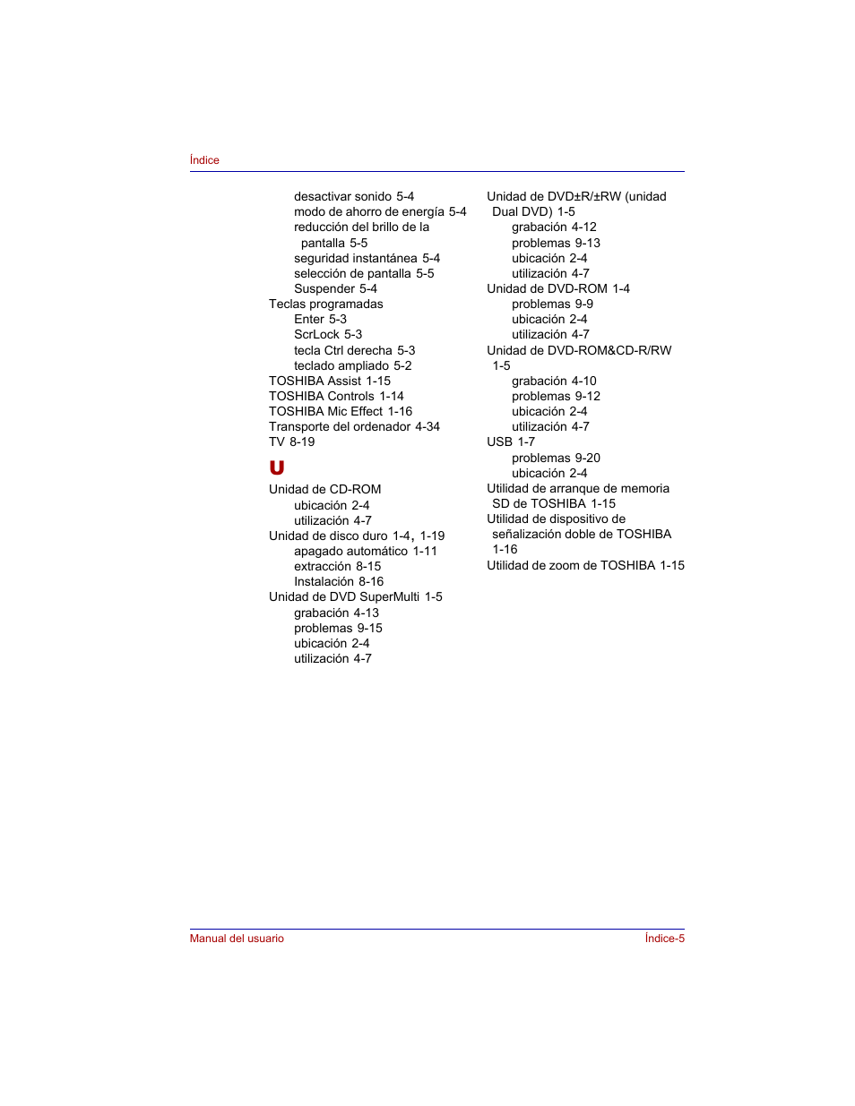 Toshiba Tecra M3 with VACF User Manual | Page 255 / 256