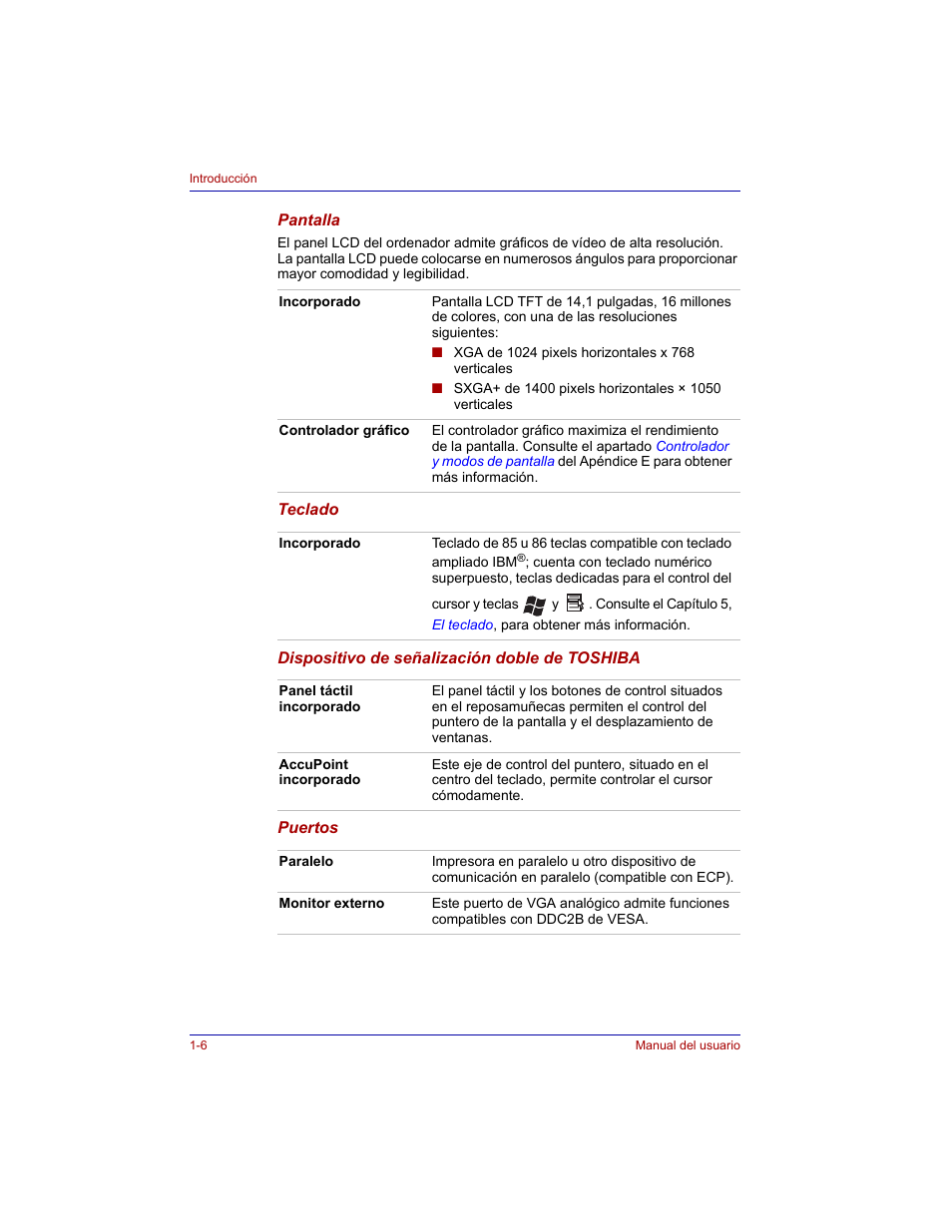 Toshiba Tecra M3 with VACF User Manual | Page 28 / 256