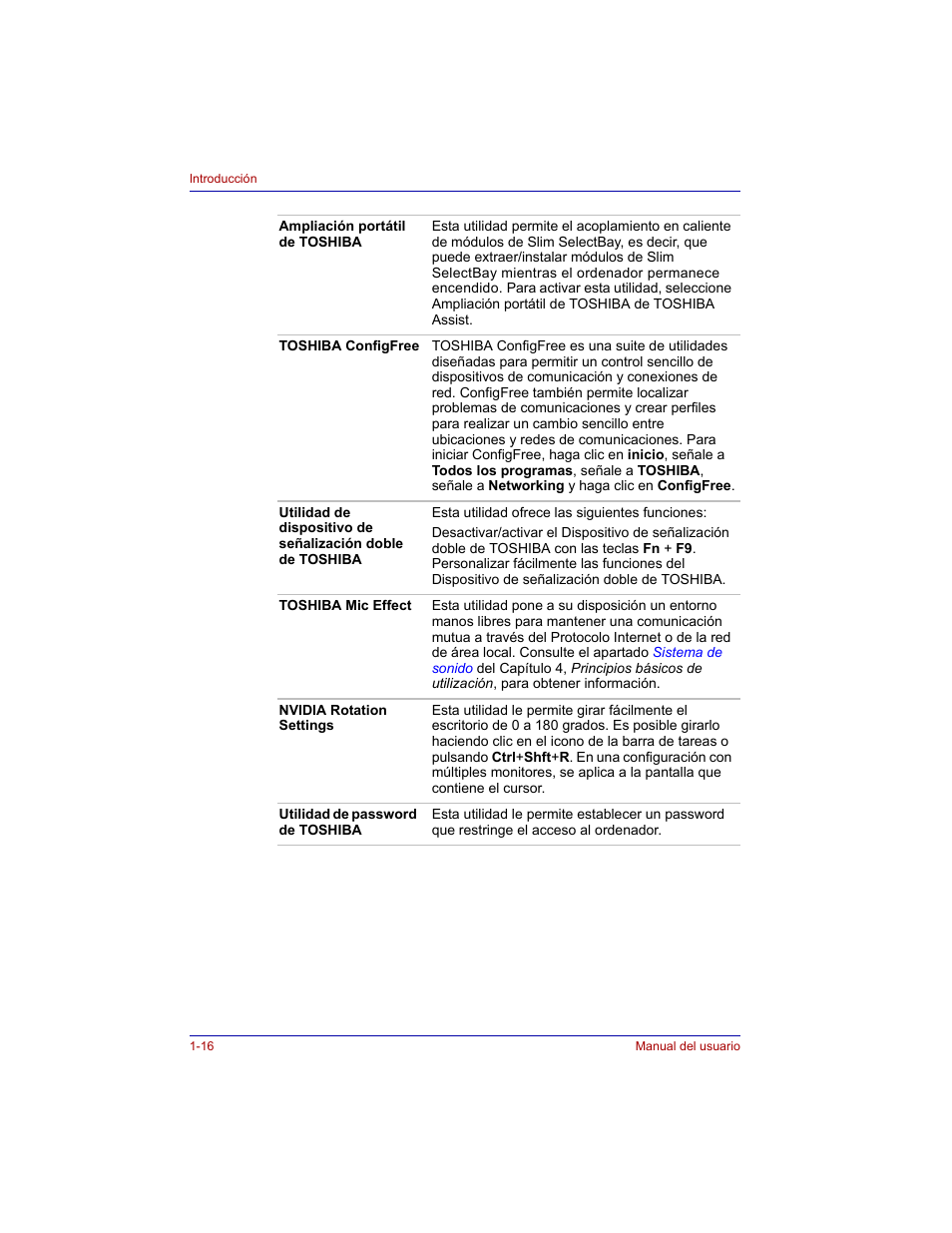 Toshiba Tecra M3 with VACF User Manual | Page 38 / 256