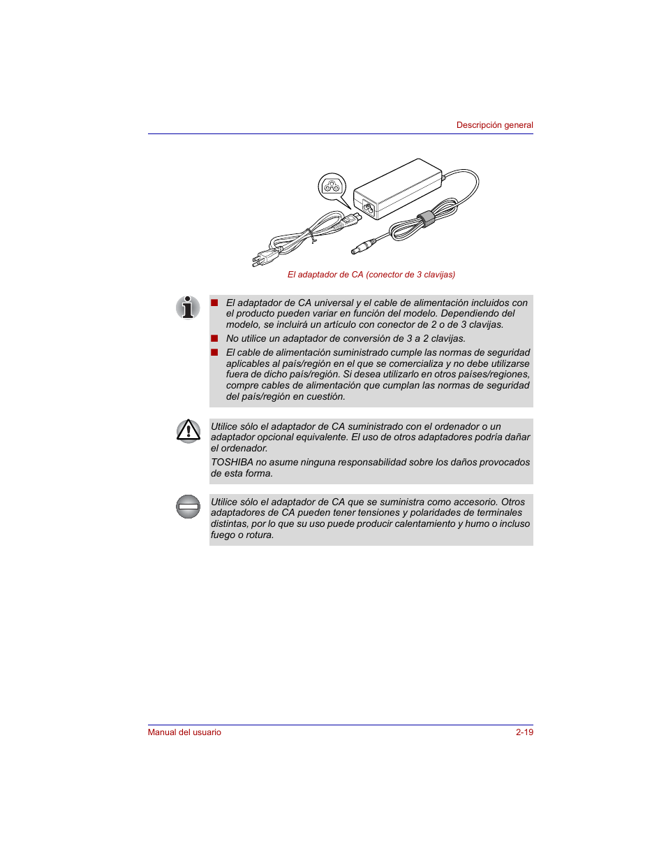 Toshiba Tecra M3 with VACF User Manual | Page 61 / 256