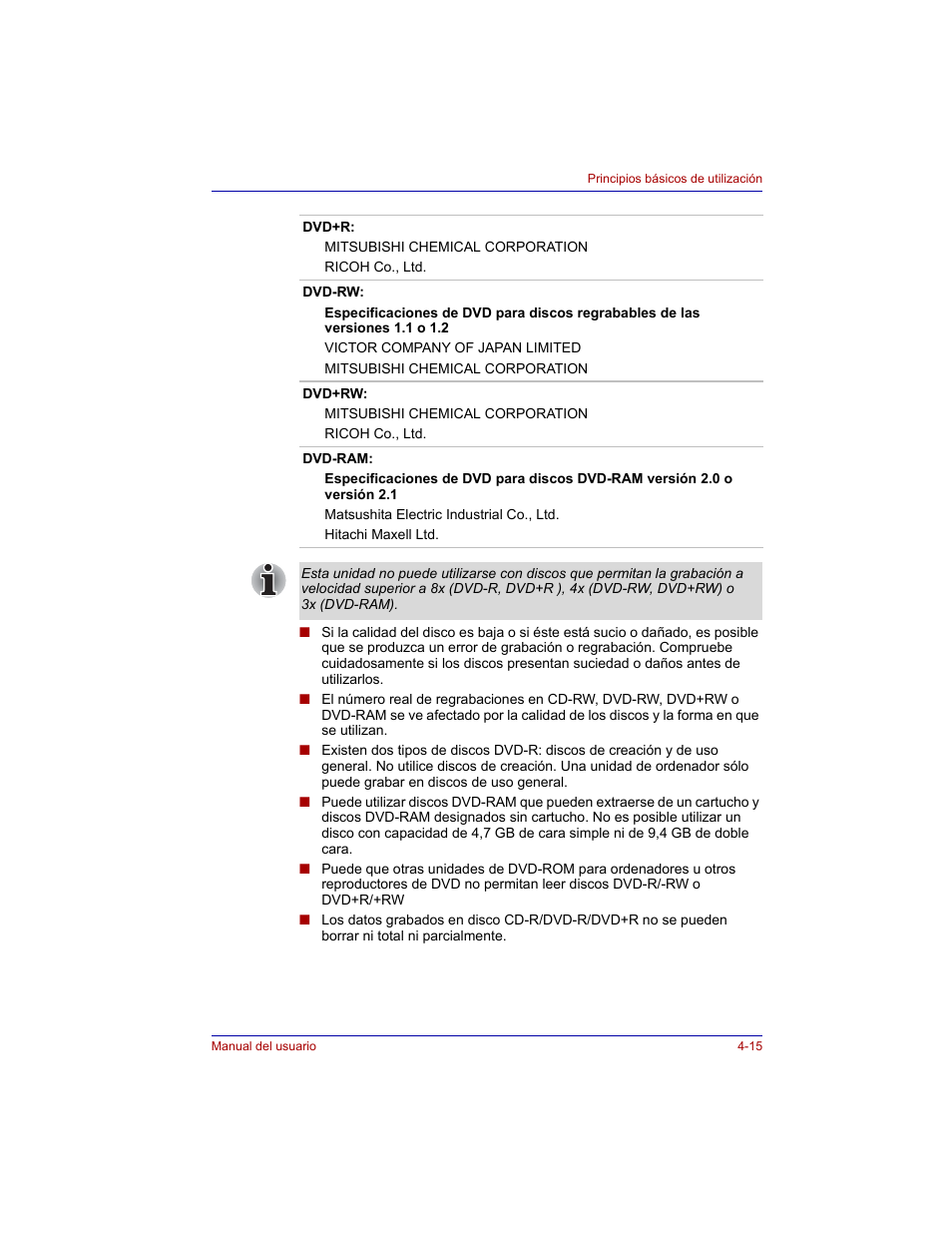 Toshiba Tecra M3 with VACF User Manual | Page 91 / 256