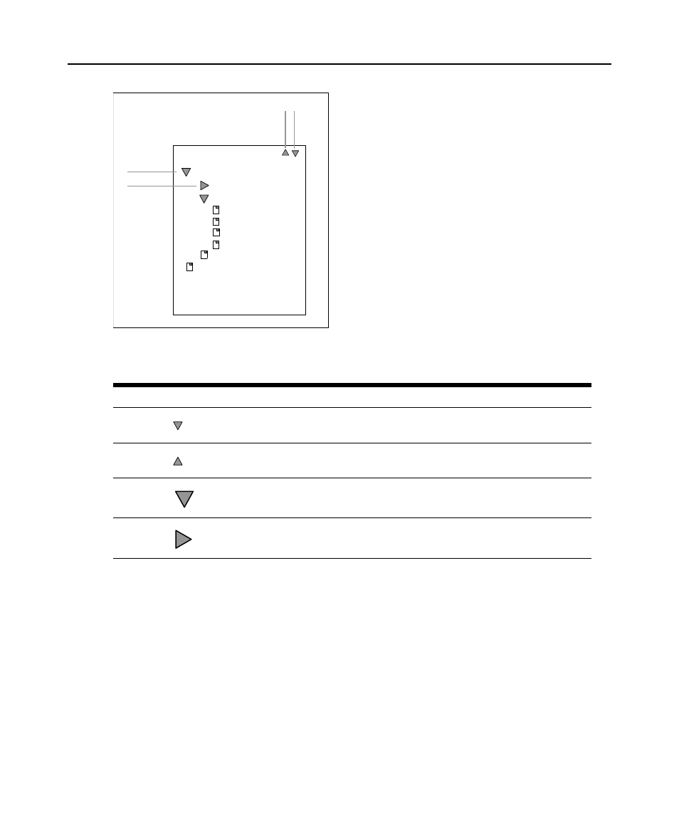 Figure 3.2: example side navigation bar, Table 3.2: side navigation bar descriptions | Avocent DSView 3 User Manual | Page 45 / 402