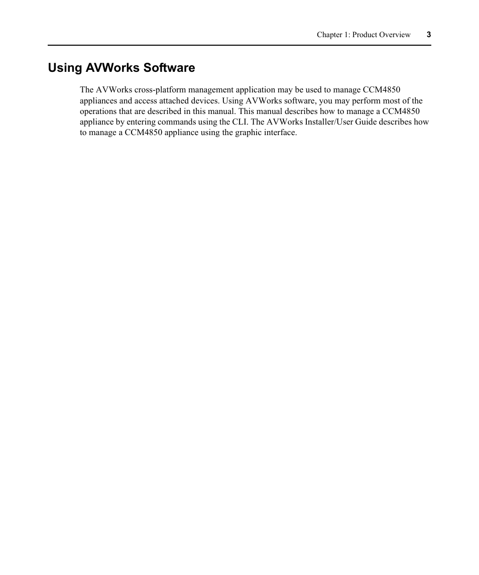 Using avworks software | Avocent CCM4850 User Manual | Page 15 / 100