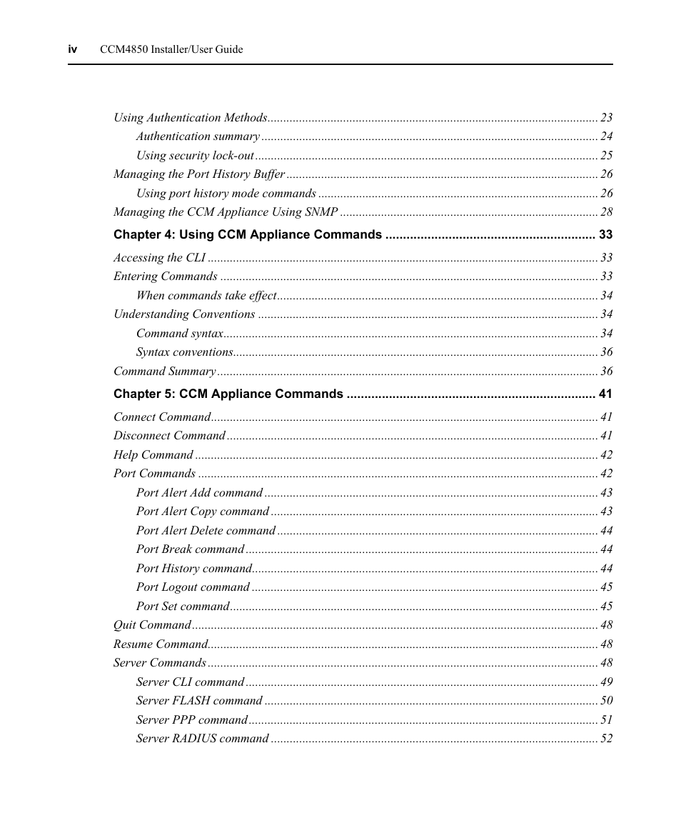 Avocent CCM4850 User Manual | Page 6 / 100