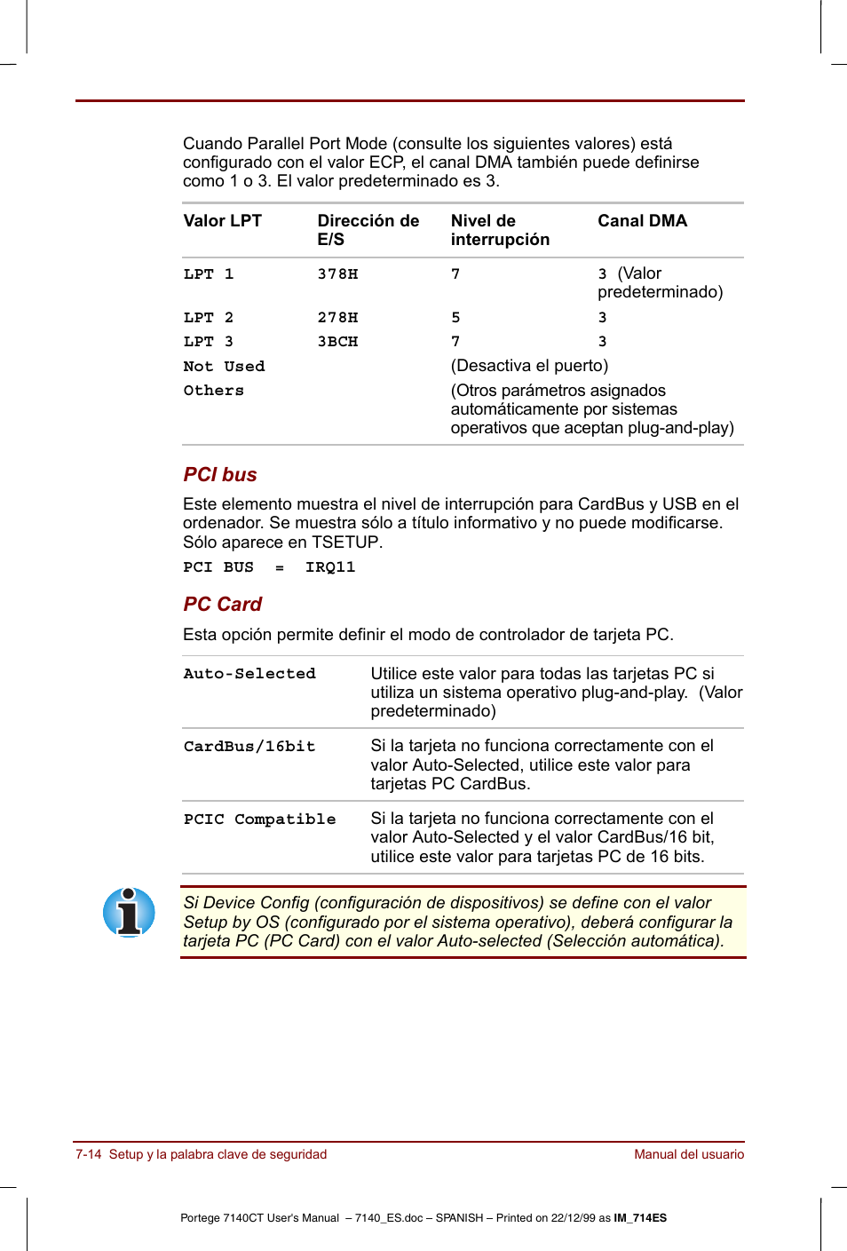 Toshiba Portege 7140 User Manual | Page 100 / 204
