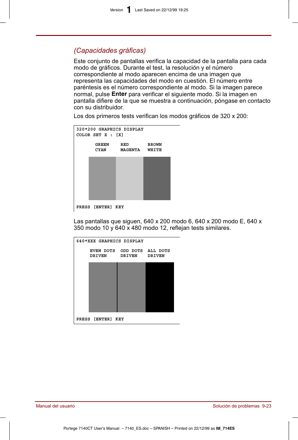 Capacidades gráficas) | Toshiba Portege 7140 User Manual | Page 145 / 204