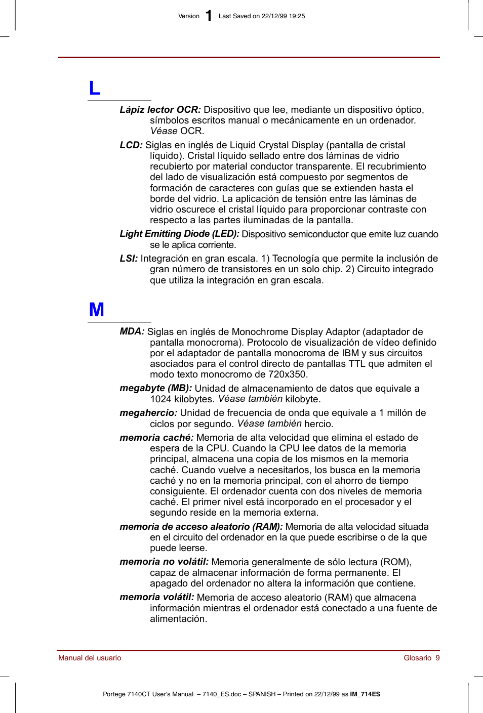 Toshiba Portege 7140 User Manual | Page 191 / 204