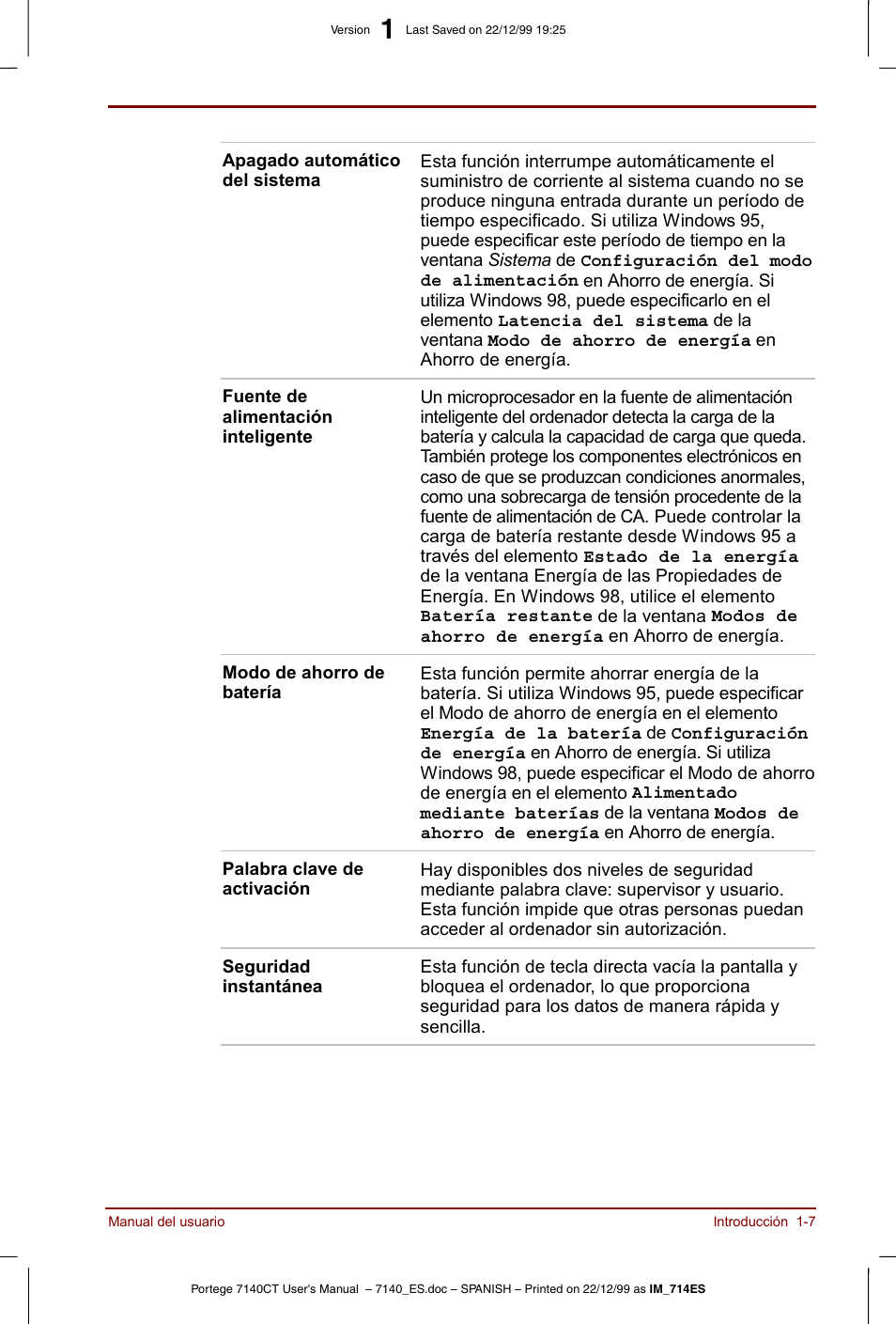 Toshiba Portege 7140 User Manual | Page 23 / 204