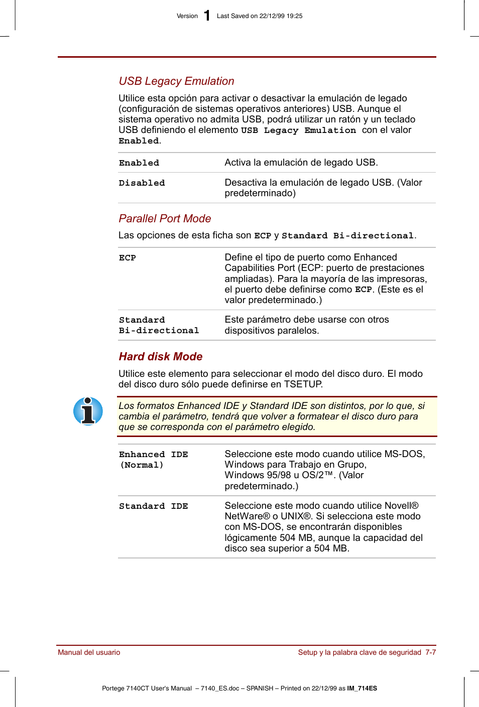 Toshiba Portege 7140 User Manual | Page 93 / 204