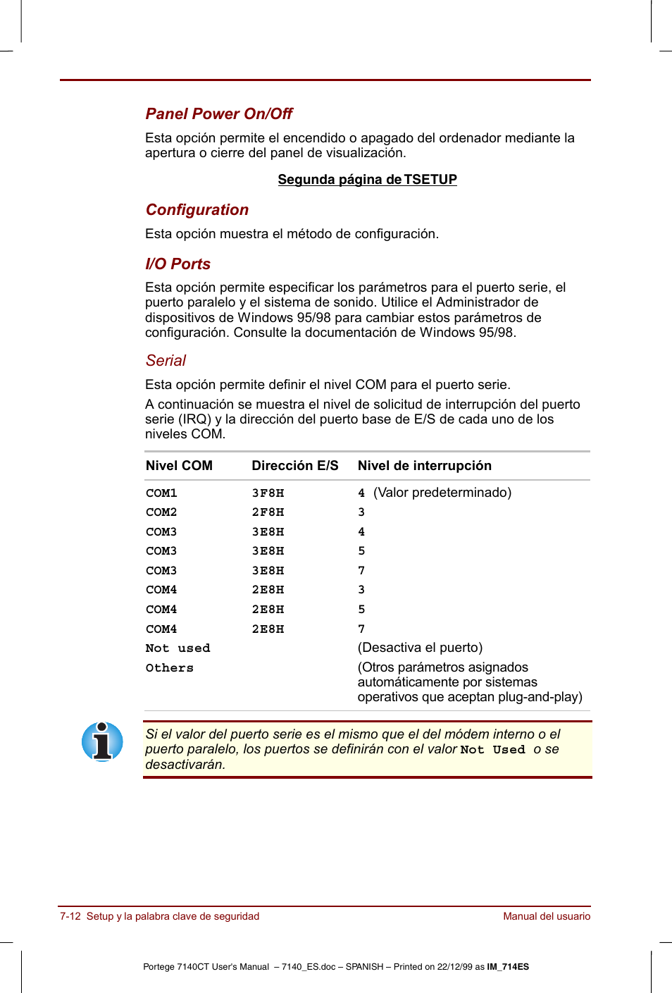 Toshiba Portege 7140 User Manual | Page 98 / 204