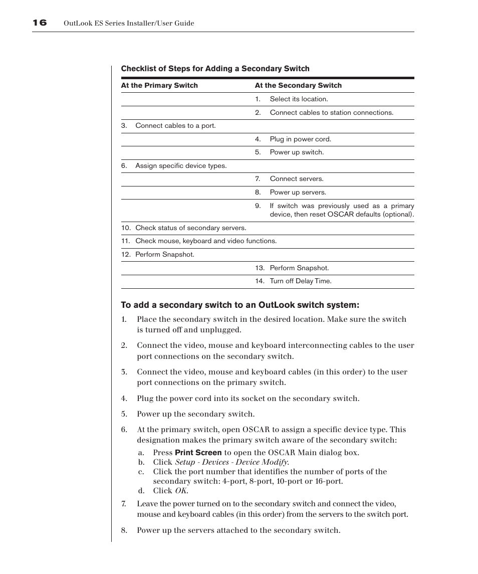 Avocent 280ES User Manual | Page 22 / 64