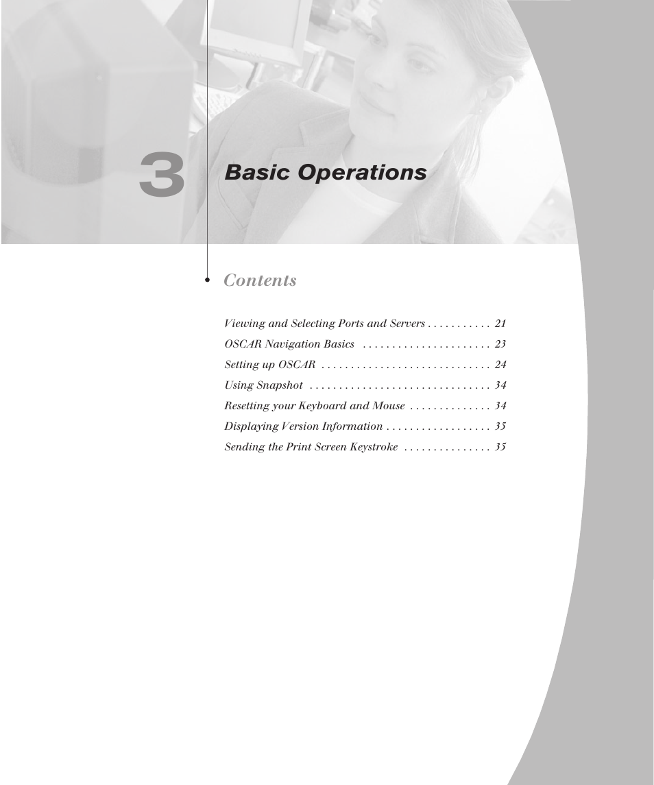 Chapter 3: basic operations | Avocent 280ES User Manual | Page 25 / 64