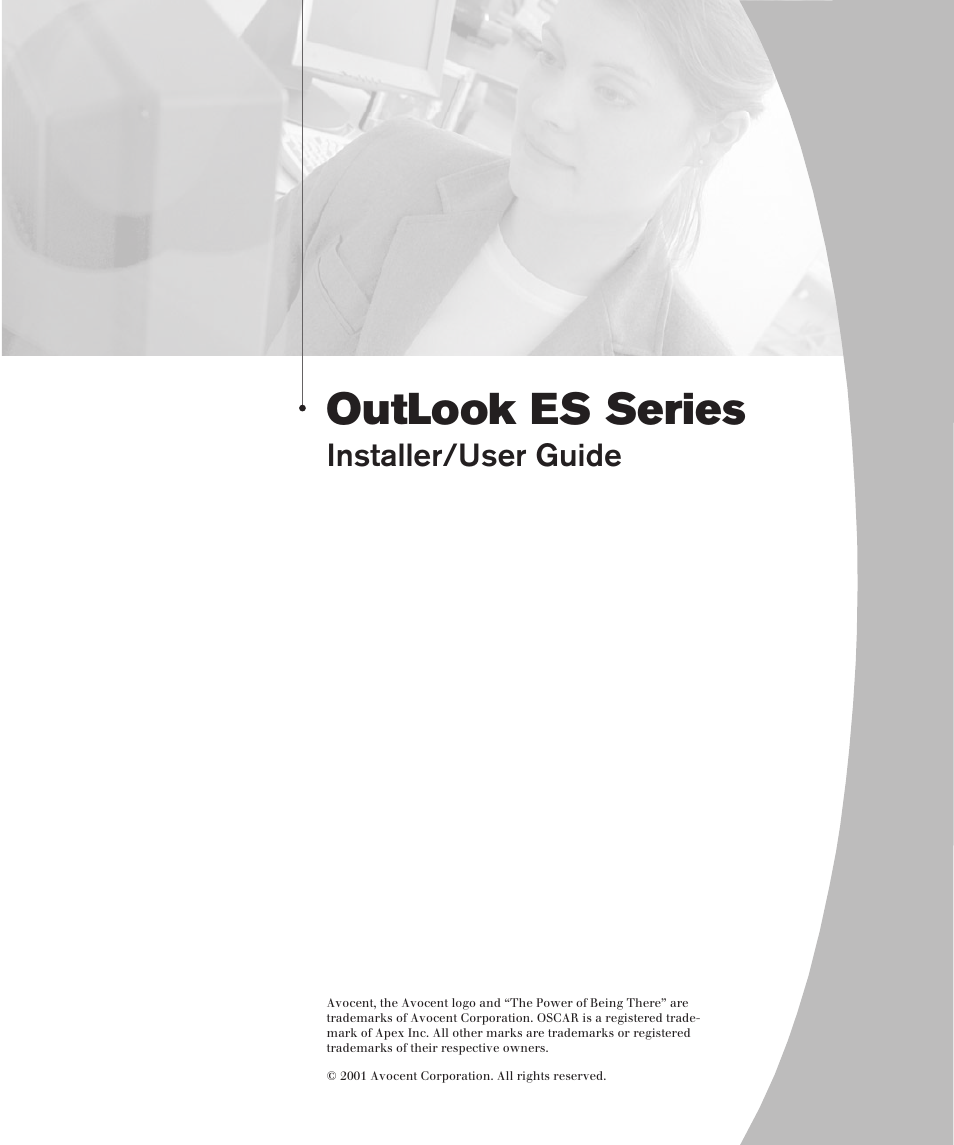 Outlook es series, Installer/user guide | Avocent 280ES User Manual | Page 3 / 64