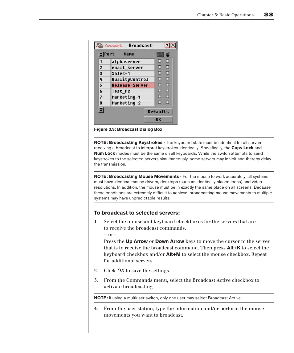 Avocent 280ES User Manual | Page 39 / 64