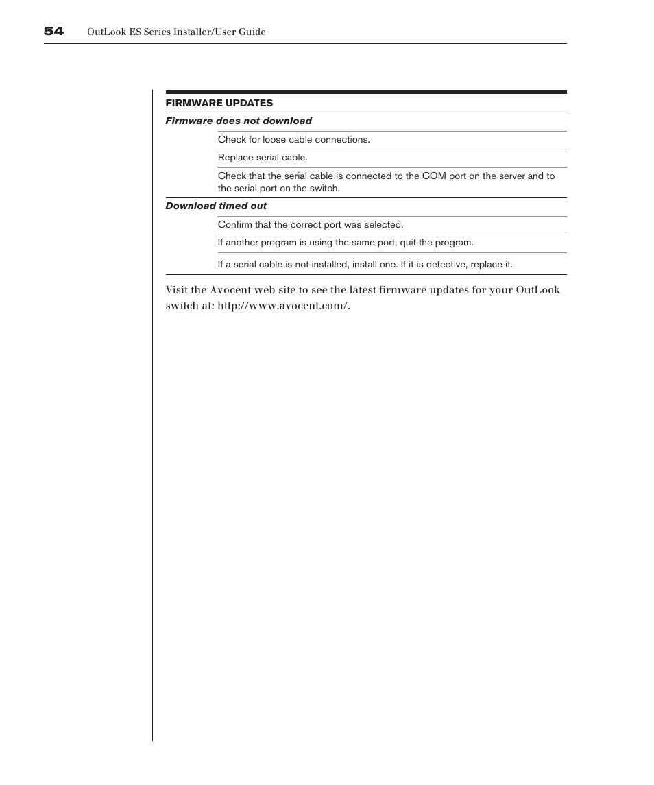 Avocent 280ES User Manual | Page 60 / 64