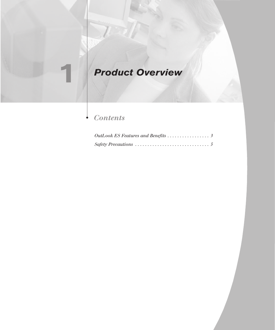 Chapter 1: product overview | Avocent 280ES User Manual | Page 7 / 64