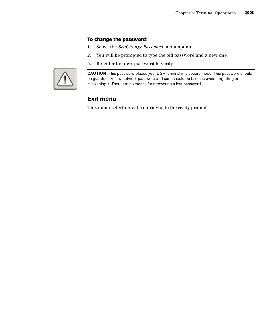 Exit menu | Avocent DSR1161 User Manual | Page 39 / 48